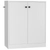 2 Door Storage Base Cabinet with 3-Tier Shelf