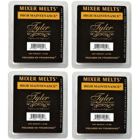 Tyler Candle Company Wax Mixer Melts - High Maintenance - Set of 4, 1.9 oz