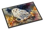 NEW Snowy Owl Doormat Front Door Mat Indoor Outdoor Rugs for Entryway, Non Slip Washable Low Pile, 18H X 27W