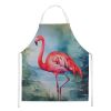 Flamingo Apron Cooking Kitchen Server Baking Crafts Gardening for Adult Women Men, Unisex, Large, Multicolor