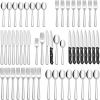 48-Piece Silverware Set with Steak Knives for 8, Stainless Steel Flatware Cutlery Set For Home Kitchen Restaurant Hotel, Kitchen Utensils Set