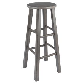 Ivy Square Leg Bar Stool; Rustic Oyster Gray