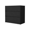 Wyatt Black 3-Drawer Dresser