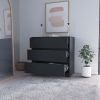 Wyatt Black 3-Drawer Dresser