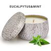 6Packs Scented Candles Gift Set Soy Candle Long Lasting Aromatherapy Candle - Guava & Lychee, Juniper, Eucalyptus Mint, 7 oz