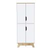 Yuma 150" Wall Cabinet, Two Close Cabinets, Two Open Shelves