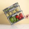 3pcs Covered Egg Dumpling Vegetable Fruit Preservation Box Household Kitchen Supplies Box