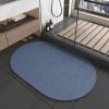 Diatomite Bathroom Super Absorbent Mat Non-slip Home Kitchen Toilet Quick Drying Floor Mats Room Doormat Oil Proof Floor Mats