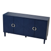 Stylish and Functional 4-Door Storage Cabinet with Pine Legs and MDF, for Living Room Bedroom,and Kitchen