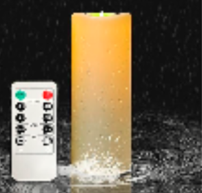 Flameless Candles,LED Battery Operated Candles Set Of 9 Waterproof Outdoor Indoor Candles With 10-Key Remote And Cycling 24 Hours Timer Ivory (Color: 1pack)