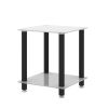 1-Piece Side Table ;  2-Tier Space End Table ; Modern Night Stand;  Sofa table;  Side Table with Storage Shelve