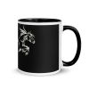 Galloping Grace Coffee Mugs Black & White Horse Art Mug Design By HadiArts