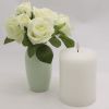 Flameless Flickering LED Candles Battery Operated with 6H Timer, Warm Light Real Wax Pillar Votive 3D Wick Candles