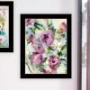 Trendy Decor 4U Abstract Florals to wish you Good luck, Success, Longevity; should keep you smiling Framed Wall Art for Living Room